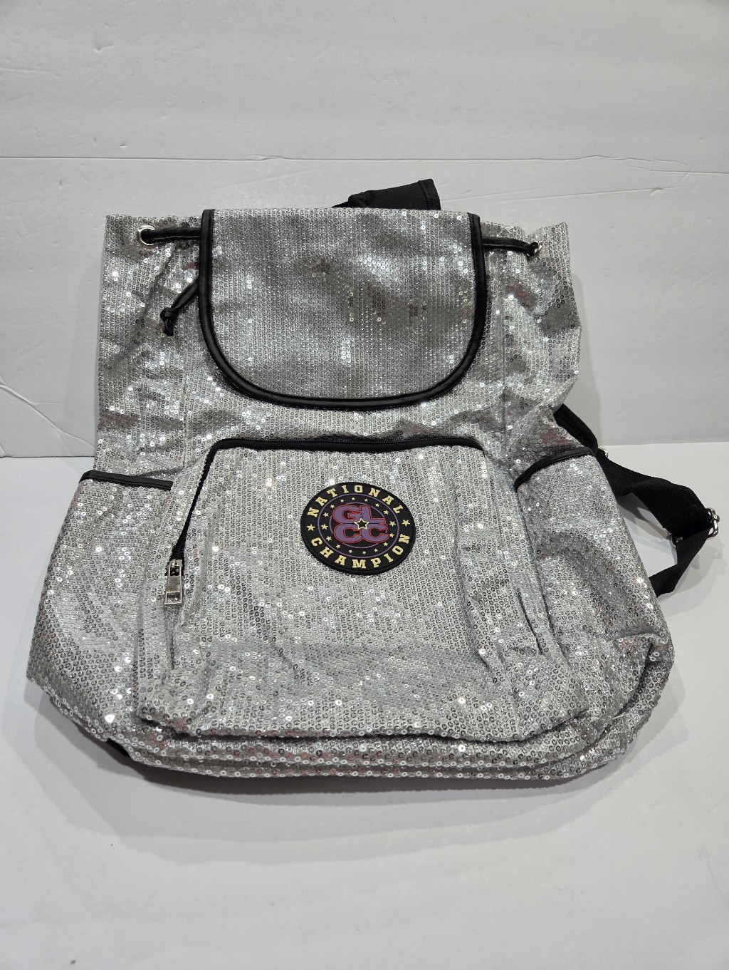 Nwot Great Lakes Championship Company Silver Sequin Backpack